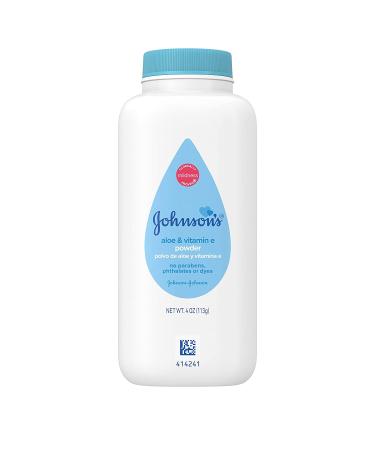 JOHNSON'S Baby Powder Soothing Aloe & Vitamin E 4 oz - Pack of 2 - Buy Online on GoSupps.com