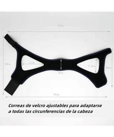 Adjustable Anti-Snoring Chin Strap for Comfortable and Breathable Sleep Aid - Buy Online on GoSupps.com