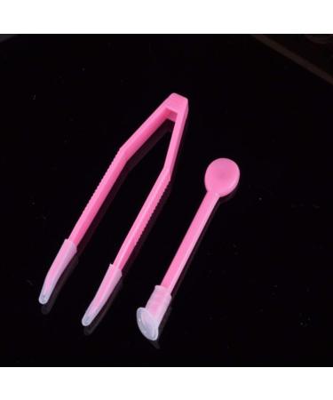 Ifundom 5-Part Contact Lens Tweezers Set | Soft Tip Contact Lens Removal & Insertion Tool | Optimal for Safe Use - Buy Online on GoSupps.com