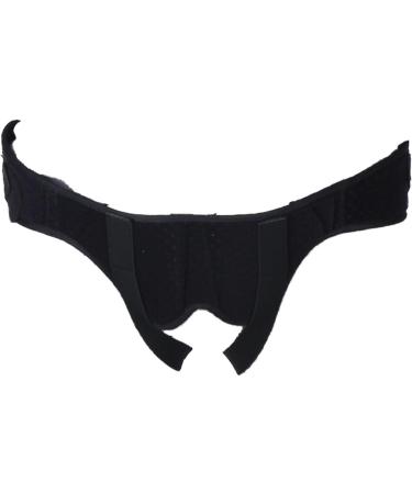 Adjustable Hernia Support Belt for Men - Dual Shape Pads Removable Compression Ideal for Single & Double Inguinal Hernia - Buy Online on GoSupps.com