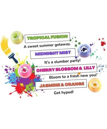 Happy Day Fizzers Aromatherapy 9-Piece Large Bath Bomb Gift Set for Women - Relaxing Home Spa Gift for Mom | Birthday & Christmas Gifts - Buy Online on GoSupps.com