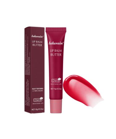 Lip Butter Balm Birthday Cake Lip Balm Cocoa Butter Conditioning Lip Mask And Lip Balm For Instant Moisture Shine And Hydration Soothing Lip Care Enhance The Texture Of Your Lips (#5 Cherry)