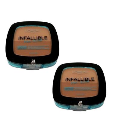 Pack of 2 L'Oreal Paris Infallible Pro Glow Lasting Glow Powder Cocoa (28) - Buy Online on GoSupps.com