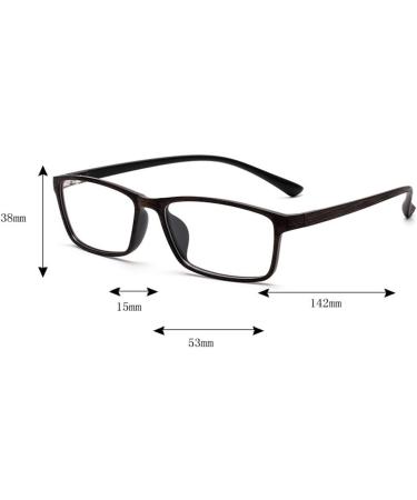 Stylish TR90 Frame Short-Sighted Glasses -0.50 to -6.00 for Men & Women | Fashionable Prescription Eyewear - Buy Online on GoSupps.com