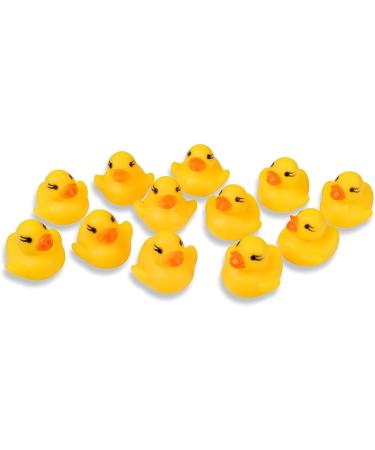 Buy Schramm 12 Pack Rubber Ducks - Squeaking Yellow Bathing Ducks (3.5 cm) for Fun Water Play | International Shipping Available - Buy Online on GoSupps.com
