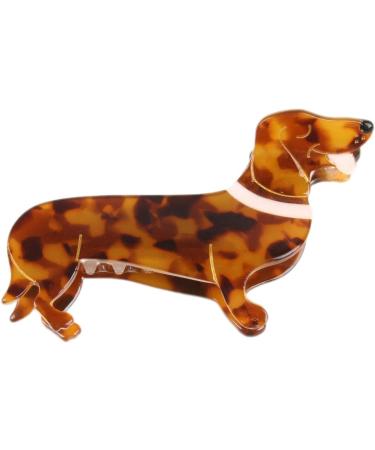 Dachshund Claw Clips Cute Dog Fashion Hair Claw Dachshund Dog Hairpins Acetate Puppy Animal Barrettes Creative Dachshund Hair Clips Hair Accessories For Girls Women - Buy Online on GoSupps.com