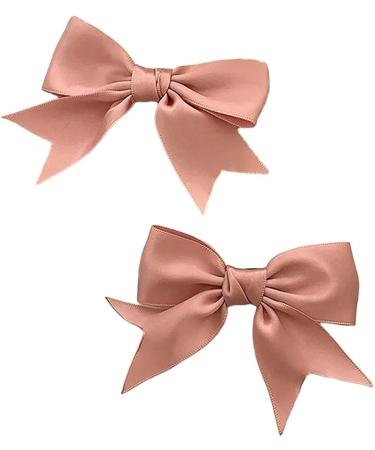New 2025 1Pcs Satin Bow Hair Clips For Jk New For Fashion Kawii Barrettes Cute Hair Accessoires Black White Ribbon Woman Hairpins Hairgrip Jewelry Fashion Accessories Creative Gift - Buy Online on GoSupps.com