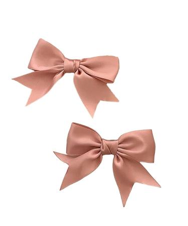 New 2025 1Pcs Satin Bow Hair Clips For Jk New For Fashion Kawii Barrettes Cute Hair Accessoires Black White Ribbon Woman Hairpins Hairgrip Jewelry Fashion Accessories Creative Gift