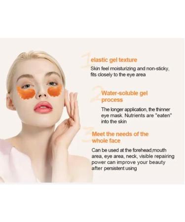 Eye Mask Patches Orange flavour Anti fatigue/black circles - Buy Online on GoSupps.com