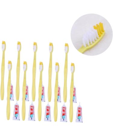 Buy Homsfou 30 pcs Travel Toothbrush & Toothpaste Set - Disposable Hotel Supplies for VIP Travel - Compact Travel Size - Buy Online on GoSupps.com