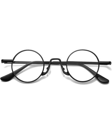 Buy Koosufa Round Reading Glasses with Blue Light Filter - Ultra-Light Retro Metal Design for Men & Women - Anti-Fatigue Visual Aid - Various Thickness Options Available - Buy Online on GoSupps.com