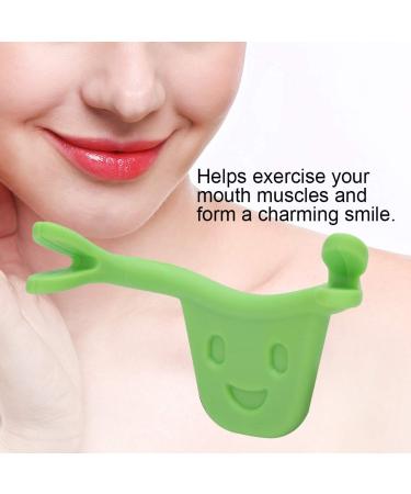 Personal Face Trainer - Smile Beauty Exerciser for Facial Muscle Stretching and Lifting - Green - Buy Online on GoSupps.com