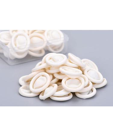 WOIWO 20 PCS DIY Handmade Earring Making Tools Material Anti-Perspiration Finger Protective Cover Disposable Gloves Latex Finger Cover