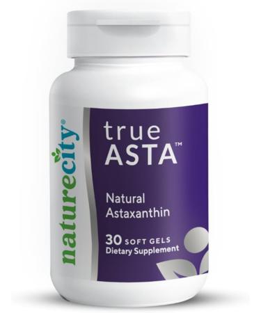 True-Asta AstaReal Natural Astaxanthin 6mg  Joint Muscle Skin Eye Support 30 Soft Gels 1