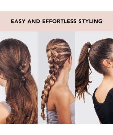 Kitsch No-Snag Mini Gummy Hair Bands for Hair Styling | 200 Pcs, 2pack (Black) - Perfect Hair Ties for Toddlers | Braids, Ponytails | Holiday Gift - Buy Online on GoSupps.com