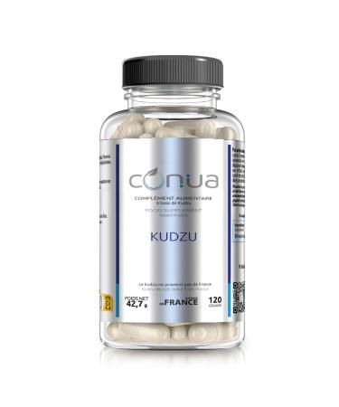 Kudzu titrated to 40% in isoflavones and 12% in daidzein Highly Dosed Extract Standardized in Isoflavones | Powerful Antioxidant | 120 Capsules | 4 Month 120 Days Bottle| Vegan Plus