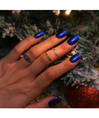 Bluesky Gel Nail Polish 10ml Blue Christmas - XMAS2104 Blue Gel Nail Polish for 21 Day Manicure Professional Salon & Home Use Requires Curing Under LED UV Nail Lamp - Buy Online on GoSupps.com