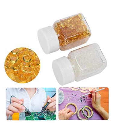 Hair Extension Granulate & Glue Beads | Hot Fusion Keratin Beads - 50g x 2 Bottles | International Shipping - Buy Online on GoSupps.com
