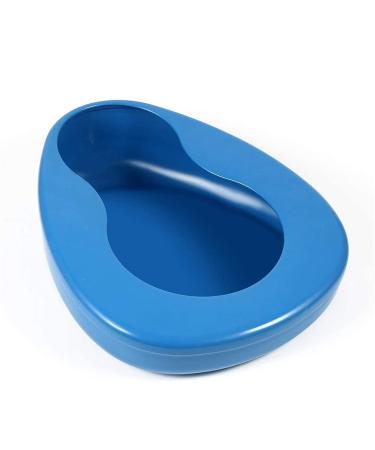 Bedpan Firm Thick Stable Plastic Bedpan Heavy Duty Smooth Contoured for Paralysis & Bedridden People