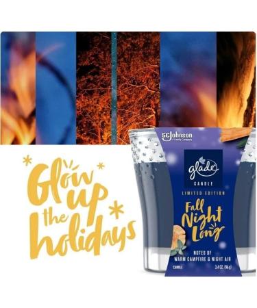 Glade Holiday Christmas Scented Candles - 6 Assorted Seasonal Scents + Bonus Tissues - International Shipping Available - Buy Online on GoSupps.com