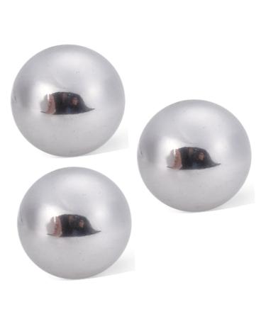 Beaupretty 3 pieces couple Chinese massage gymnastics balls Hand leisure ball massage ball Gymnasium ball Gymnasium ball hand surface massager Chinese style handball amplifier Fitness massage globe