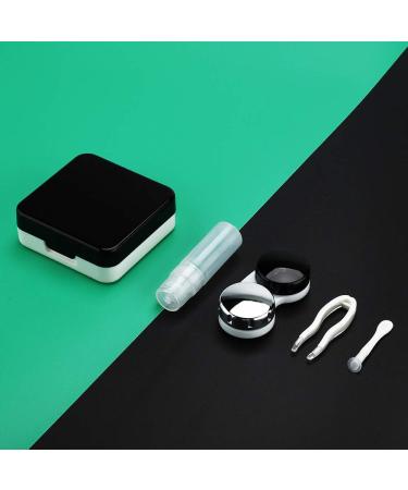 Travel-Ready Local Box: Black Contact Lens Set with Cleaner Case & Underlay - Perfect for Everyday Outdoor Use - Buy Online on GoSupps.com