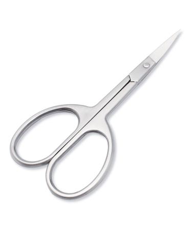 CanEve Craft Scissors Professional Stainless Steel Eyebrow Nose Cuticle Scissor Curved Blade Nail Manicure Hairs False Eyelashes Trimmer Sharp Scissors