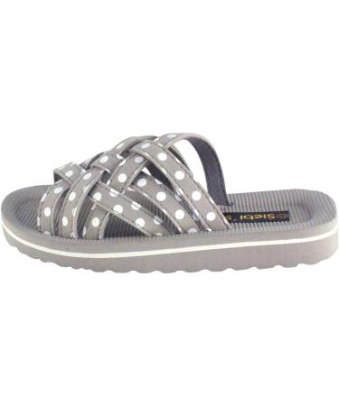 Buy Comfortable Women's Bathing Shoes - Light Gray Beach Slippers with Ergonomic Insole - International Shipping Available - Buy Online on GoSupps.com