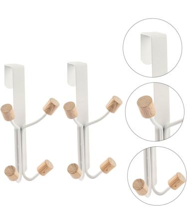 Baluue 2pcs Door Hook Hanger Wall Mount Clothing Rack Towel Door Back Hooks On The Door Bedroom Door - Buy Online on GoSupps.com