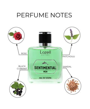 Lazell Sentimential for Men Perfume | Impression by Lac. Essential | Eau De Toilette 3.4 Fl Oz | Citrus Woody Pepper Fragrance | European oncentrated Scent Lasts 6-9 Hours - Buy Online on GoSupps.com