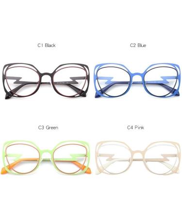 Clear Vision Anti Blue Light Reading Glasses - 1.00 Magnification Big Frame Eyeglasses for Computer Use - International Shipping Available - Buy Online on GoSupps.com