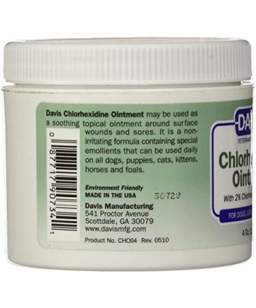 Davis 2% Chlorhexidine Ointment 4 oz - Antimicrobial Skin Care Solution - Buy Online on GoSupps.com