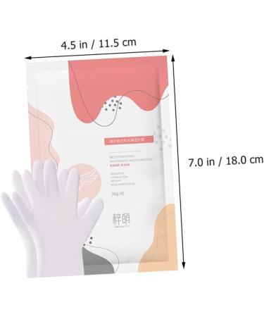 HAPINARY 2 Pairs Hand Removedor De Gel Hand Peeling Gel Boat Socks Moisturizing Gel Hand Exfoliating Gloves Cat Paw White Non-Woven Fabric Care - Buy Online on GoSupps.com
