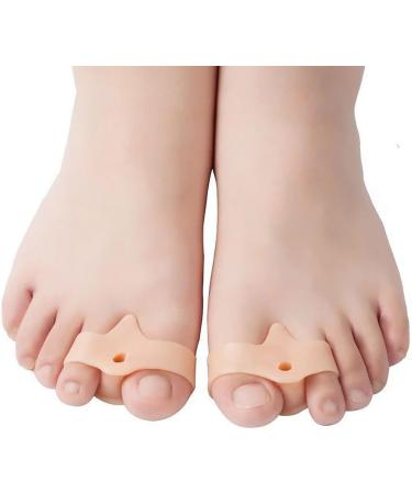 ALINZO Gel Toe Separators - Orthopedic Bunion Corrector for Women & Men - Hallux Valgus Support - White - Buy Online on GoSupps.com