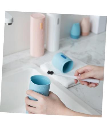 Tovinanna Travel Toothbrush Set - 2 Plastic Toothbrushes & Storage Case - Portable Toothpaste & Toothbrush Holder - Ideal for International Shipping - Buy Online on GoSupps.com