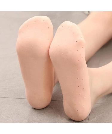 OUTEYE Moisturizing Silicone Gel Socks - Reusable Soft Heel Cushion Sleeves for Ultimate Comfort | International Shipping Available - Buy Online on GoSupps.com