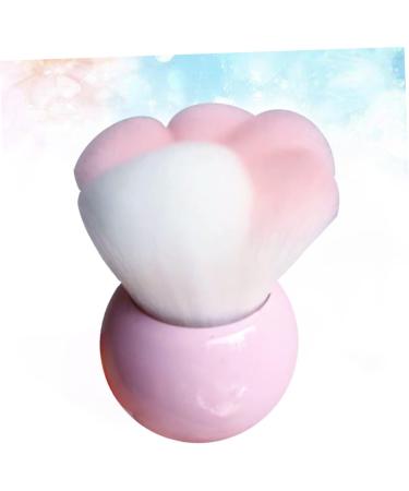 minkissy Face Cosmetic Brush Facial Mud Brush Makeup Blush Brush Highlighter Brush Cosmetic Foundation Tool Eyeshadow Applicator Portable Foundation Brush Powder Nail Brush Miss Mix 6.5X5X5CM Pink - Buy Online on GoSupps.com