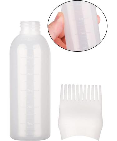 UNVOJL Hair Dye Brush & Shampoo Bottle Set - 2 Piece Hair Dyeing Tools in White - Buy Online on GoSupps.com