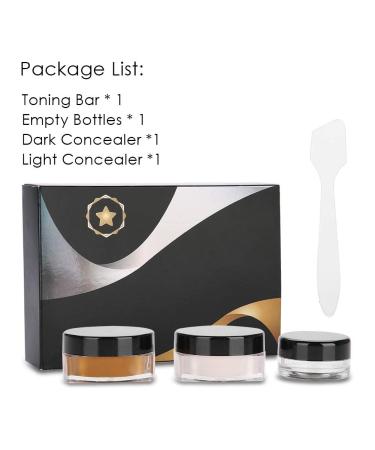 Waterproof Tattoo Cover-Up Makeup Set for Dark Spots, Scars, Vitiligo - Body & Leg Concealer Cream - Buy Online on GoSupps.com