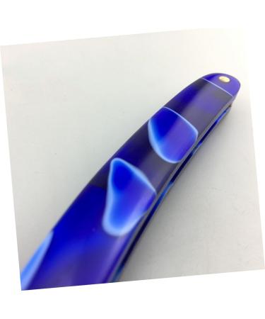 Minkissy Men's Handheld Razor - Mother-of-Pearl Hair Clip & Metal Shaving Knife for Perfect Beard Grooming - Buy Online on GoSupps.com