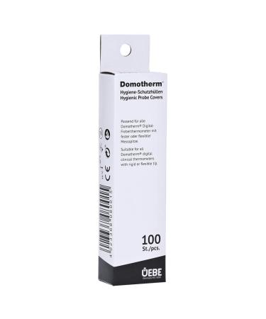 Domotherm hygiene protective covers for all common fever thermometers / stick thermometers (100 pieces)