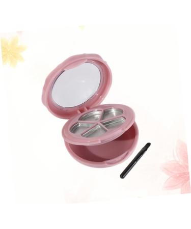 3pcs Lip Balm Containers Empty Eyeshadow Compact Lipstick Box 7*7cm Pink - Buy Online on GoSupps.com