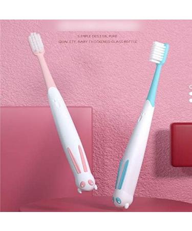 SUICRA Antibacterial Cartoon Rabbit Toothbrush - Soft Silicone Handle for Kids | International Shipping Available - Buy Online on GoSupps.com