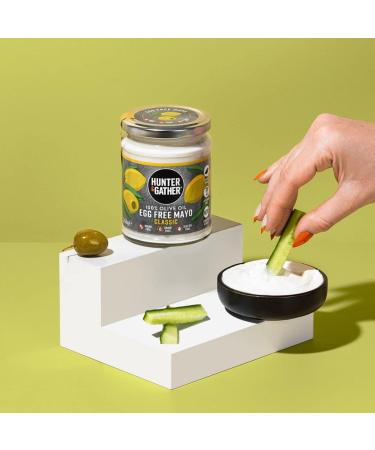 Hunter & Gather Classic Mayo 100% Olive Oil Egg Free 250g - Seed Oil Free Keto Friendly & Vegan - No Added Sugar Gluten Free & Soy Free - Buy Online on GoSupps.com