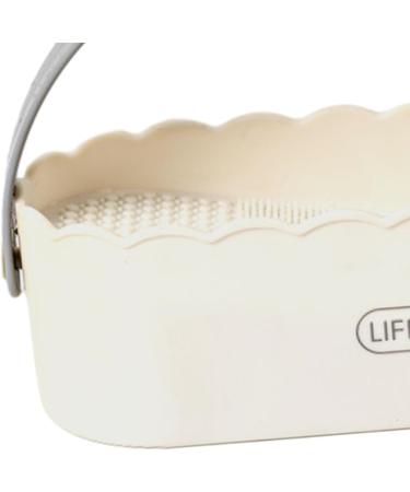 AWHAO Makeup Brush Cleaning Bowl Storage Rack Drying Rack Brush Cleaning Tool for Women's Salon white - Buy Online on GoSupps.com