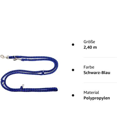 Dogeline Double Leash for Medium Dogs - 2.40m Practice Line (Up to 45kg) - 39 Colors Available Stable & Durable - Buy Online on GoSupps.com