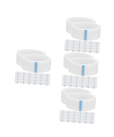 Angoily 80 Rolls Adhesive Eyelash Tape Clothing Tape Eyeshadow Tape Color Duct Tape White Tape Adhesive Tape for Lash Extensions Colorful Duct Tape Non-woven Fabric Extend