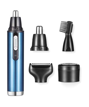 Portable Waterproof Plastic Electric Razor Set for Beard Nose and Facial Hair Removal Painlessly operates on Head and Neck