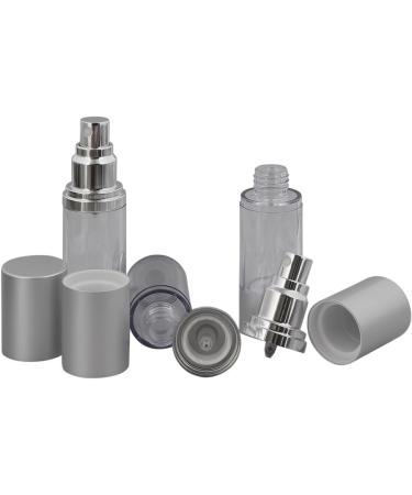 Kosmetex Airless Aluminum Atomizer 30ml - Silver Perfume Bottle with Pump Spray Head - 3 Pack for Self-Filling | International Shipping Available - Buy Online on GoSupps.com