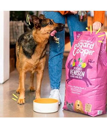 Edgard & Cooper Dog Food (Venison & Duck 2.5kg) Grain Free Fresh Meat & Quality Protein Real Ingredients for Dogs Hypoallergenic No Added Sugars - Buy Online on GoSupps.com